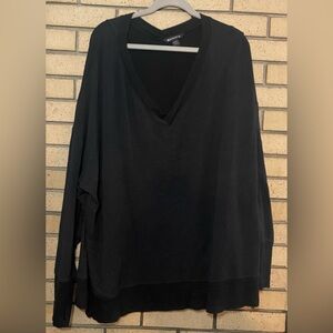 Athleta Black Soft Long Sleeve Top